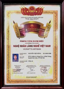 danh hieu nghe nhan lang nghe bat trang 1