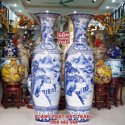 Hướng dẫn cách đặt lục bình sứ trong phòng khách