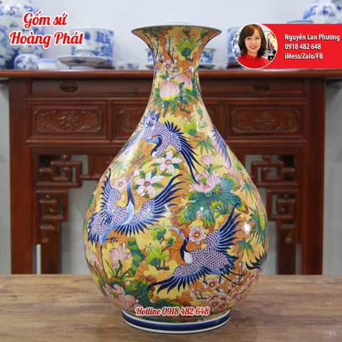 NGẮM NHÌN LỌ TỲ BÀ GỐM SỨ BÁT TRÀNG ĐỘC ĐÁO 35