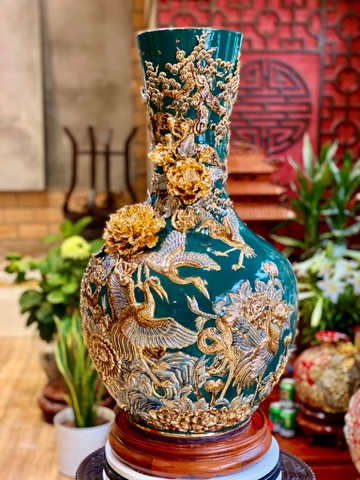 toi phong thuy bach hac tung quan xanh luc bao vang kim cao cap