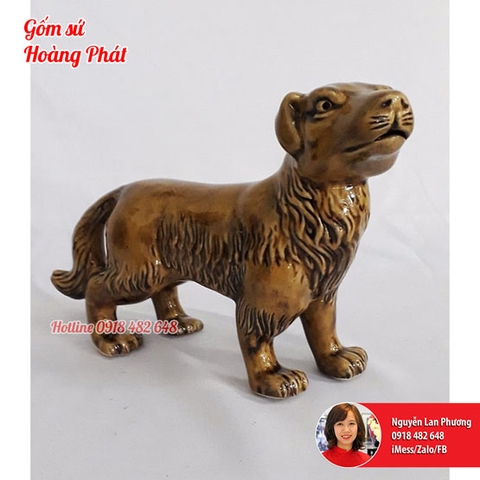 Tượng linh vật tuổi Tuất - bộ 12 con giáp SP4649