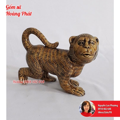 Tượng linh vật tuổi Thân - bộ 12 con giáp SP4651