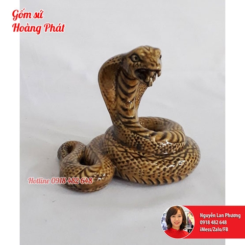 Tượng linh vật tuổi Tỵ - bộ 12 con giáp SP4645