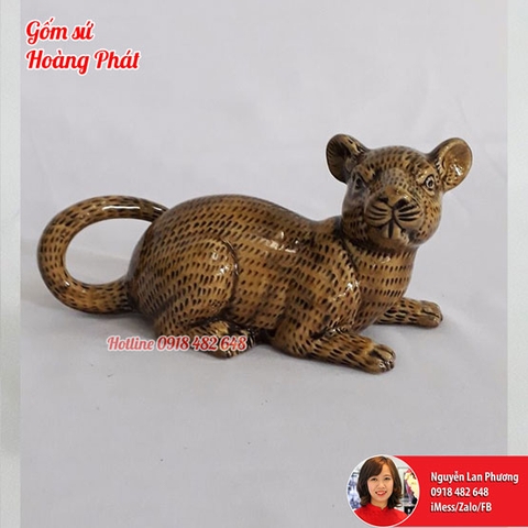 Tượng linh vật tuổi Tý - bộ 12 con giáp SP4641