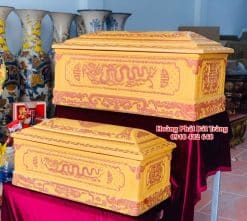 Quách tiểu sành rồng thời Lý men vàng cỡ Đại mái Vòm 1