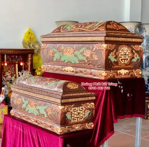 Quách tiểu sành sen phình lá xanh tỉa kỹ mái Vòm 3
