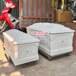 Quách tiểu sứ sen đứng màu trắng mái Vòm 1