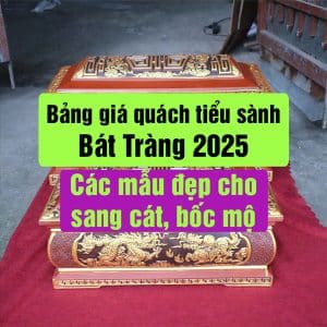Bảng giá quách tiểu sành Bát Tràng 2025
