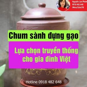 Chum sành đựng gạo – Lựa chọn truyền thống cho gia đình Việt