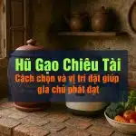 Hũ gạo chiêu tài: Cách chọn và vị trí đặt giúp gia chủ phát đạt