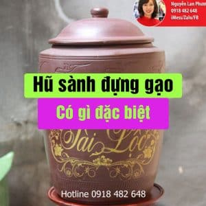 hũ sành đựng gạo, hũ sành đựng gạo bát tràng