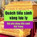 Quách tiểu sành vàng lưu ly, nét đột phá của dòng quách tiểu sành Bát Tràng