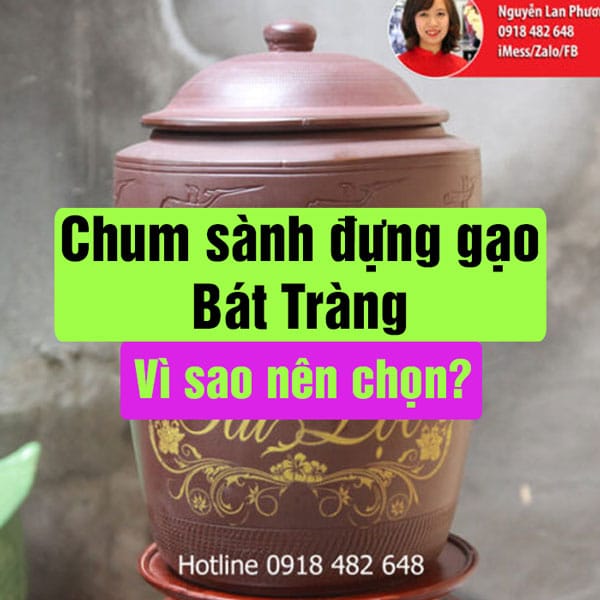 Lưu trữ danh mục: Kiến thức hũ gạo Vì sao nên chọn chum đựng gạo bằng sứ Bát Tràng?