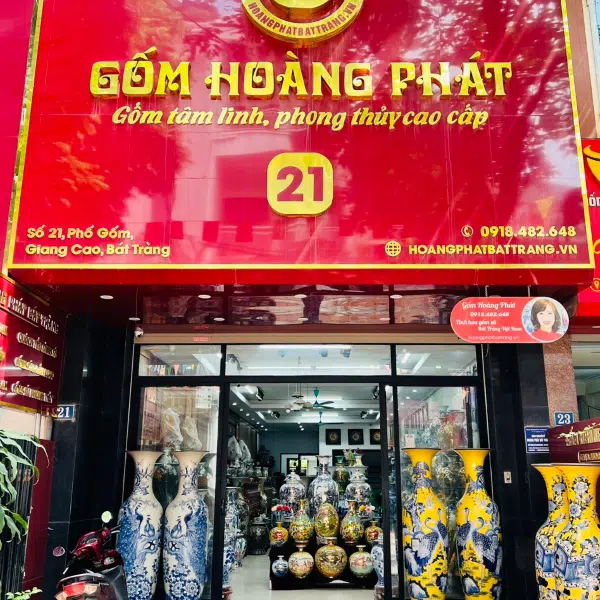 Xưởng quách tiểu sành, quách tiểu sứ Bát Tràng Hoàng Phát