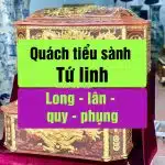 Quách tiểu sành Tứ Linh – Bảo vệ linh hồn người đã khuất