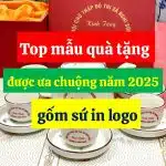 Top mẫu quà tặng gốm sứ in logo được ưa chuộng năm 2025