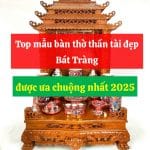 Top mẫu bàn thờ thần tài đẹp Bát Tràng được ưa chuộng nhất 2025