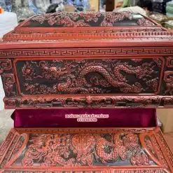 Quách tiểu sành Song Linh cỡ Đại mái Vòm QTSA101