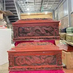 Quách tiểu sành Song Linh cỡ Đại mái Vòm QTSA101