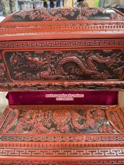 Quách tiểu sành Song Linh cỡ Đại mái Vòm QTSA101