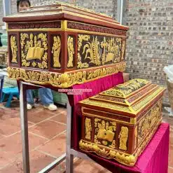 Quách tiểu sành công giáo vẽ nhũ cỡ Đại QTSA100