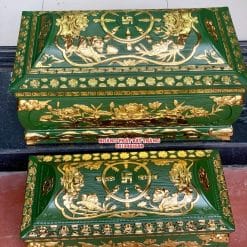 Quách tiểu sành sen phình xanh bộ đội dát vàng