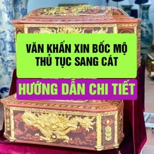 Văn khấn bốc mộ, thủ tục sang cát