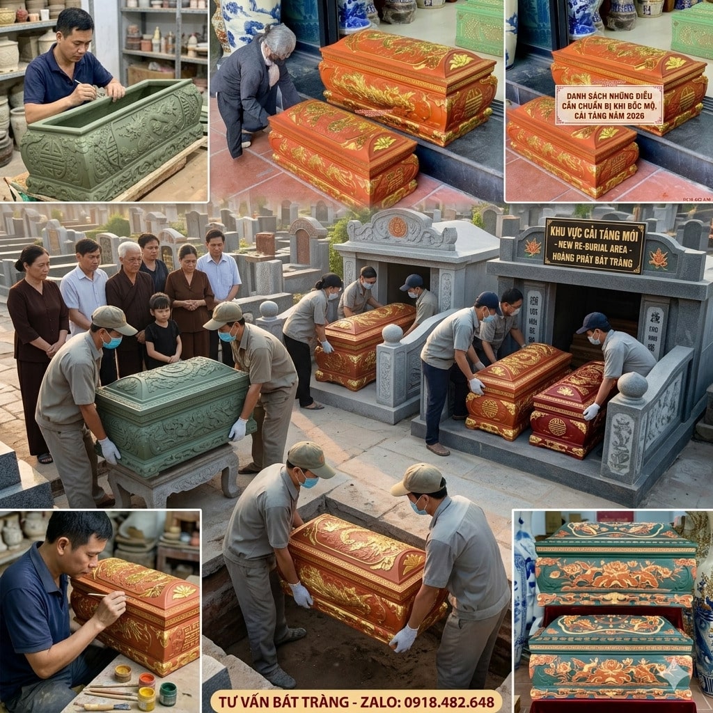 Danh sách những điều cần chuẩn bị khi cải táng