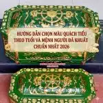 Hướng dẫn chọn màu Quách tiểu theo tuổi và mệnh người đã khuất chuẩn nhất 2026