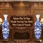 Khám Phá Vẻ Đẹp Thanh Tao Của Lục Bình Men Lam Bát Tràng