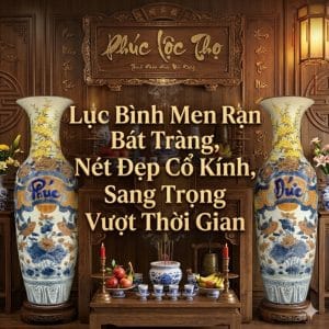 Lục Bình Men Rạn Bát Tràng, Nét Đẹp Cổ Kính, Sang Trọng Vượt Thời Gian
