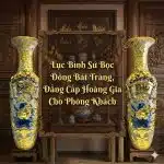 Lục Bình Sứ Bọc Đồng Bát Tràng, Đẳng Cấp Hoàng Gia Cho Phòng Khách