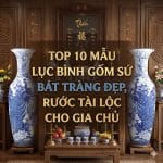 Top 10 Mẫu Lục Bình Gốm Sứ Bát Tràng Đẹp, Rước Tài Lộc Cho Gia Chủ