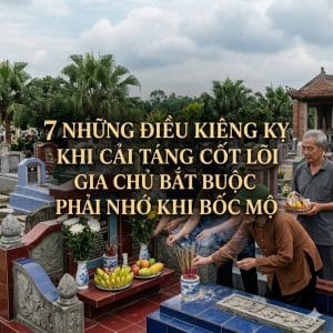 7 những điều kiêng kỵ khi cải táng cốt lõi gia chủ bắt buộc phải nhớ khi bốc mộ