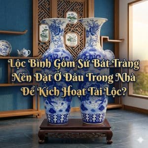 Lộc Bình Gốm Sứ Bát Tràng Nên Đặt Ở Đâu Trong Nhà Để Kích Hoạt Tài Lộc?