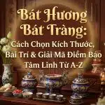 Bát Hương Bát Tràng: Cách Chọn Kích Thước, Bài Trí & Giải Mã Điềm Báo Tâm Linh Từ A-Z