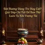 Bát Hương Dùng Tro Hay Cát? Giải Đáp Chi Tiết Để Ban Thờ Luôn Tụ Khí Vượng Tài