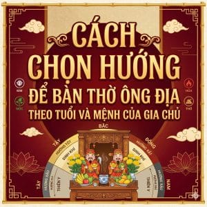 cach chon huong de ban tho ong dia theo tuoi va menh cua gia chu