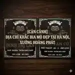 [Cận Cảnh] Hình Ảnh Xưởng Khắc Bia Mộ Đẹp Tại Hà Nội, Xưởng Hoàng Phát