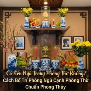 Có Nên Ngủ Trong Phòng Thờ Không? Cách Bố Trí Phòng Ngủ Cạnh Phòng Thờ Chuẩn Phong Thủy
