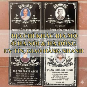 Địa Chỉ Khắc Bia Mộ Ở Hà Nội & Hà Đông Uy Tín, Giao Hàng Nhanh