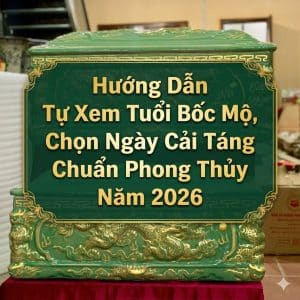 Hướng Dẫn Tự Xem Tuổi Bốc Mộ, Chọn Ngày Cải Táng Chuẩn Phong Thủy Năm 2026