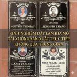 Kinh Nghiệm Đặt Làm Bia Mộ Tại Xưởng Sản Xuất Trực Tiếp Không Qua Trung Gian
