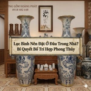 luc binh nen dat o dau trong nha bi quyet bo tri hop phong thuy