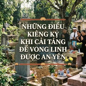Những điều kiêng kỵ khi cải táng để vong linh được an yên