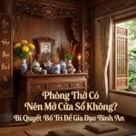 Phòng Thờ Có Nên Mở Cửa Sổ Không? Bí Quyết Bố Trí Để Gia Đạo Bình An