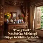 Phòng Thờ Có Nên Mở Cửa Sổ Không? Bí Quyết Bố Trí Để Gia Đạo Bình An