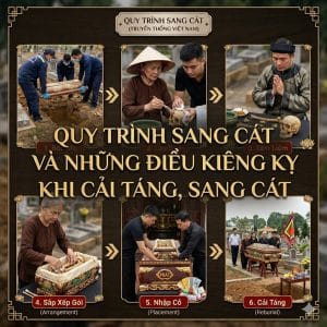 Quy trình sang cát và những điều kiêng kỵ khi cải táng, sang cát