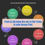 Giải Pháp Bia Mộ Gốm Sứ Cao Cấp Bát Tràng từ Xưởng Bia mộ Hoàng Phát