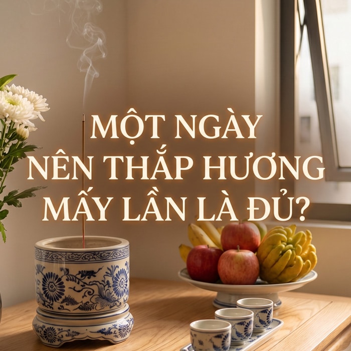Một Ngày Nên Thắp Hương Mấy Lần Là Đủ?